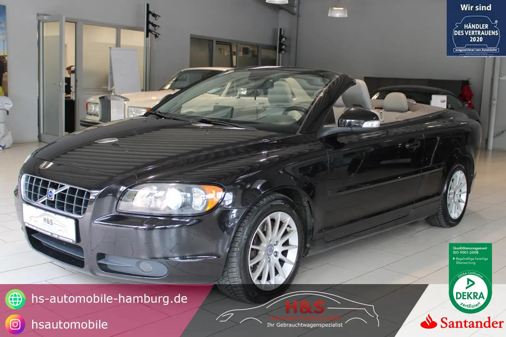 Volvo C70 Cabriolet D5 Momentum Schwarz - 1