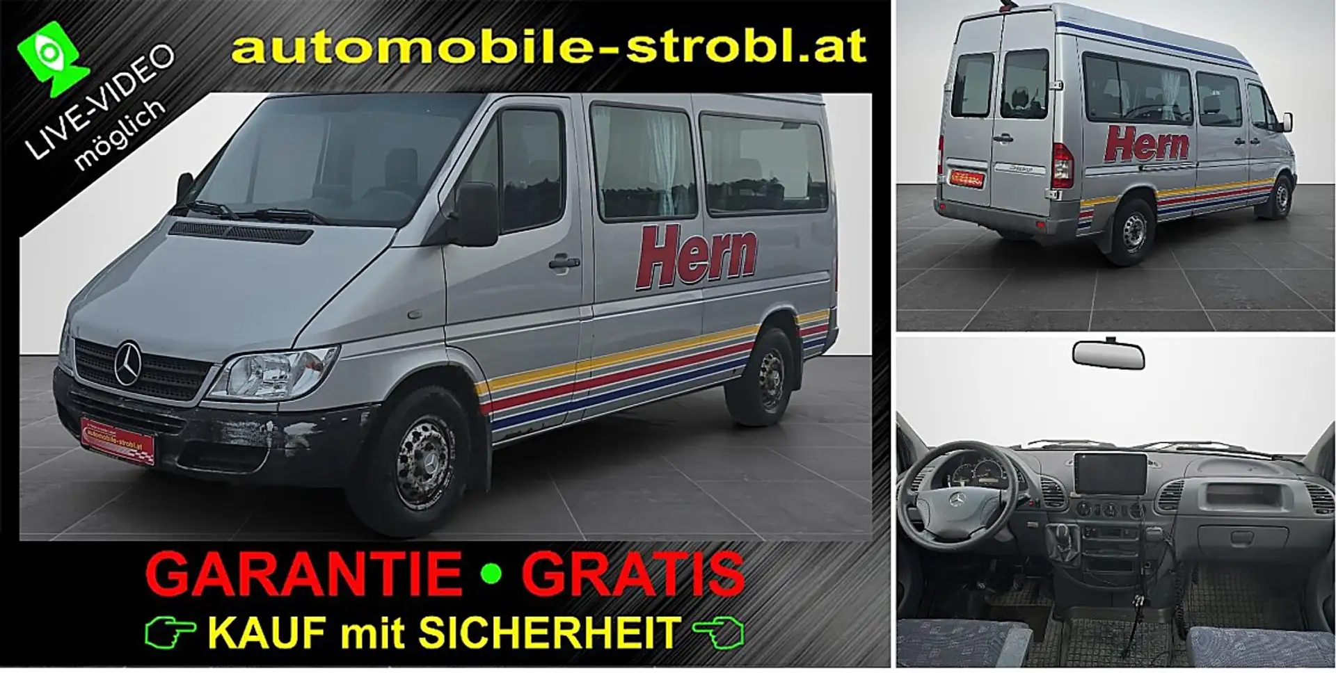 Mercedes-Benz Sprinter 213 CDI 9-Sitze! Grau - 1