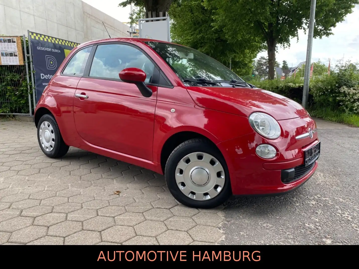 Fiat 500 Automatik*City*Teilleder*Ganzjahresreifen*1H Rot - 2