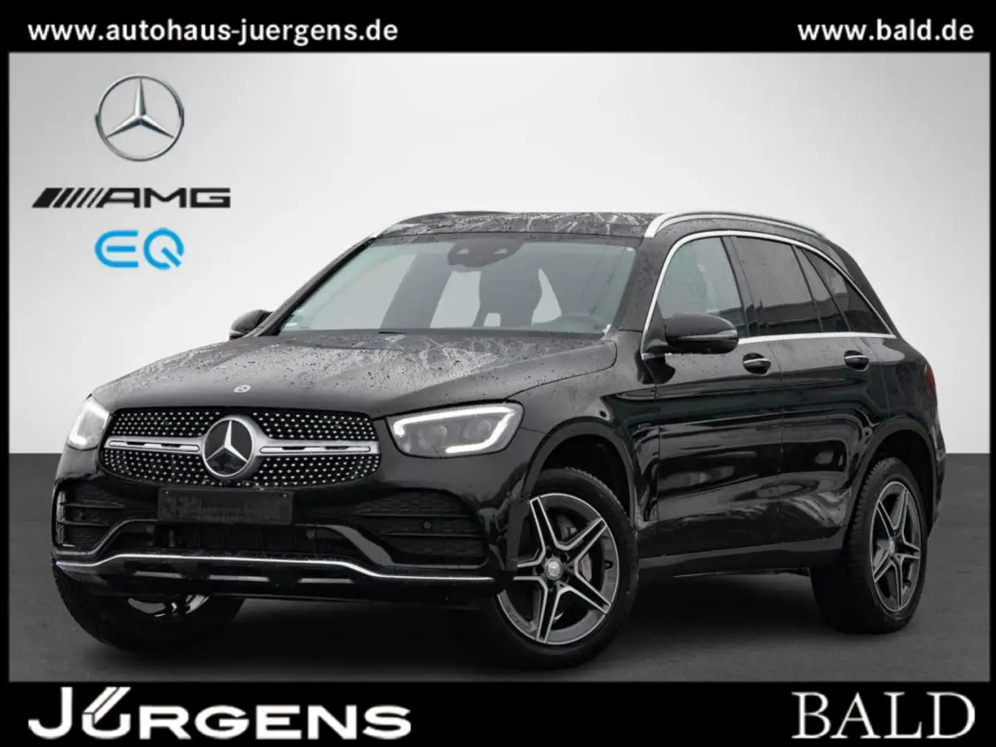 Mercedes-Benz GLC 300 e 4M AMG-Sport/Pano/AHK/HUD/360/MLB/19" Schwarz - 1
