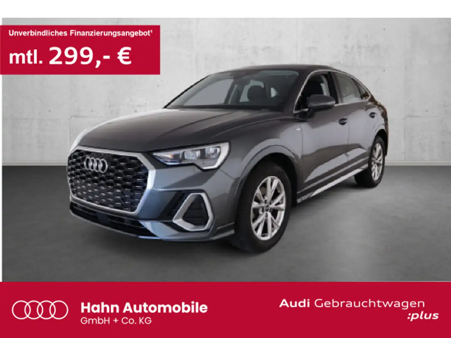 Audi Q3 35TFSI S-Line S-Trc Virtual CAM Sit Grau - 1