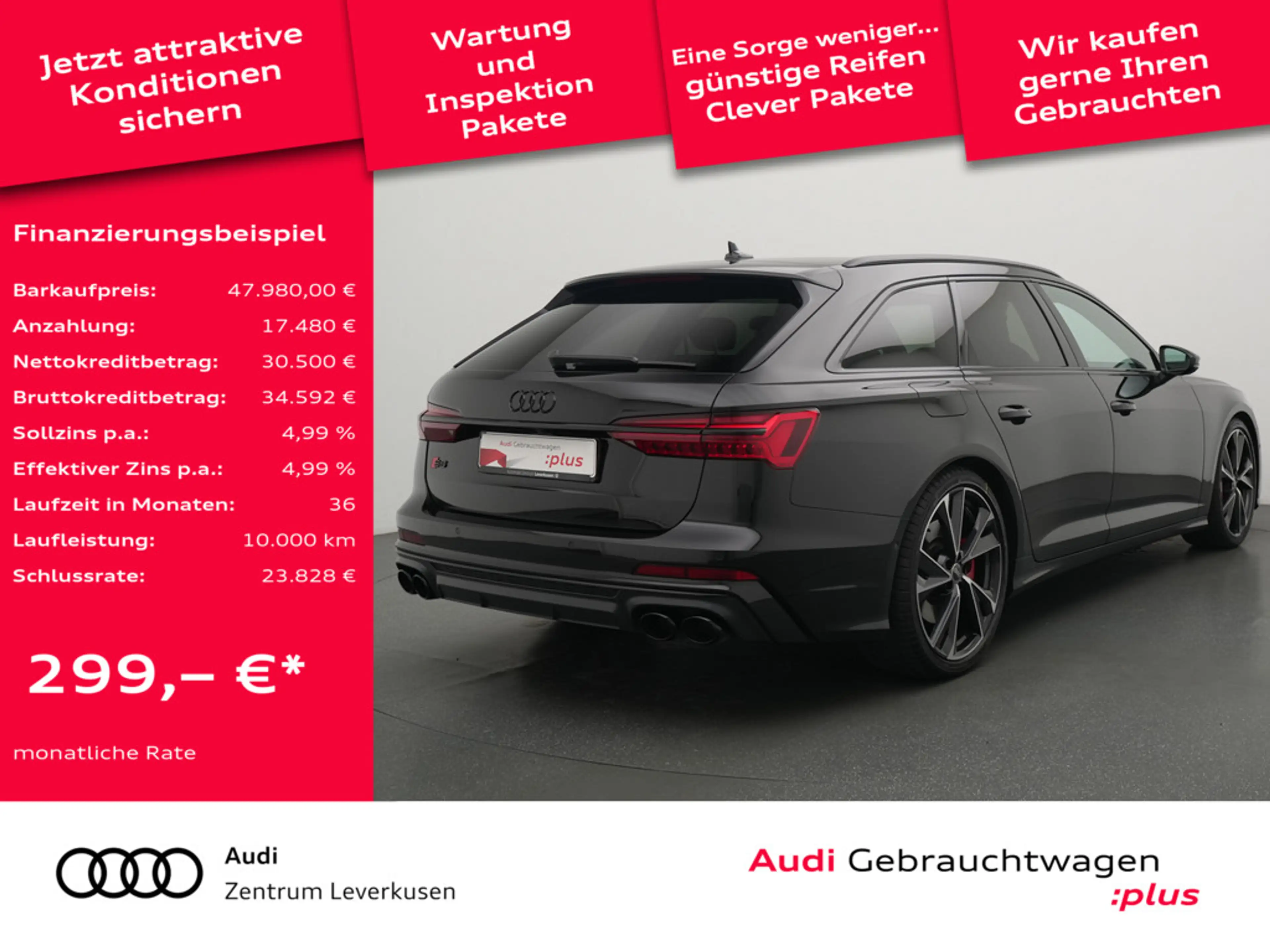 Audi S6 Avant AHK MATRIX LUFT RAUTE ACC B&O KAM 36 — photo 2