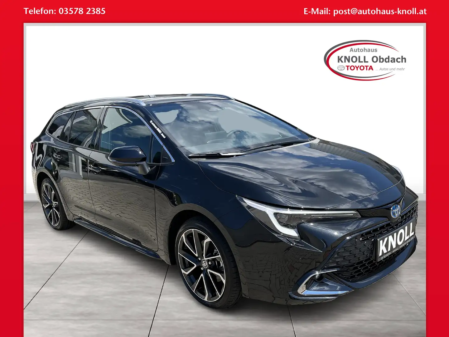 Toyota Corolla Touring Sports 2,0 Hybrid Lounge Panoramaglasdach Schwarz - 1