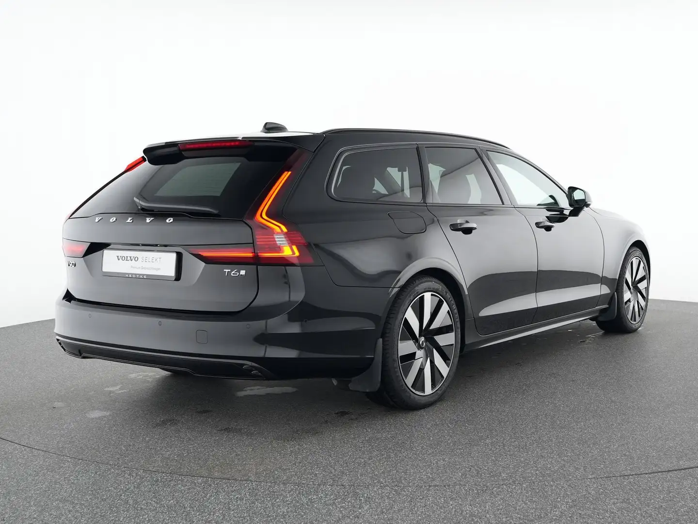 Volvo V90 T6 AWD Plug-in Hybrid Plus Dark 19"+360° Noir - 2