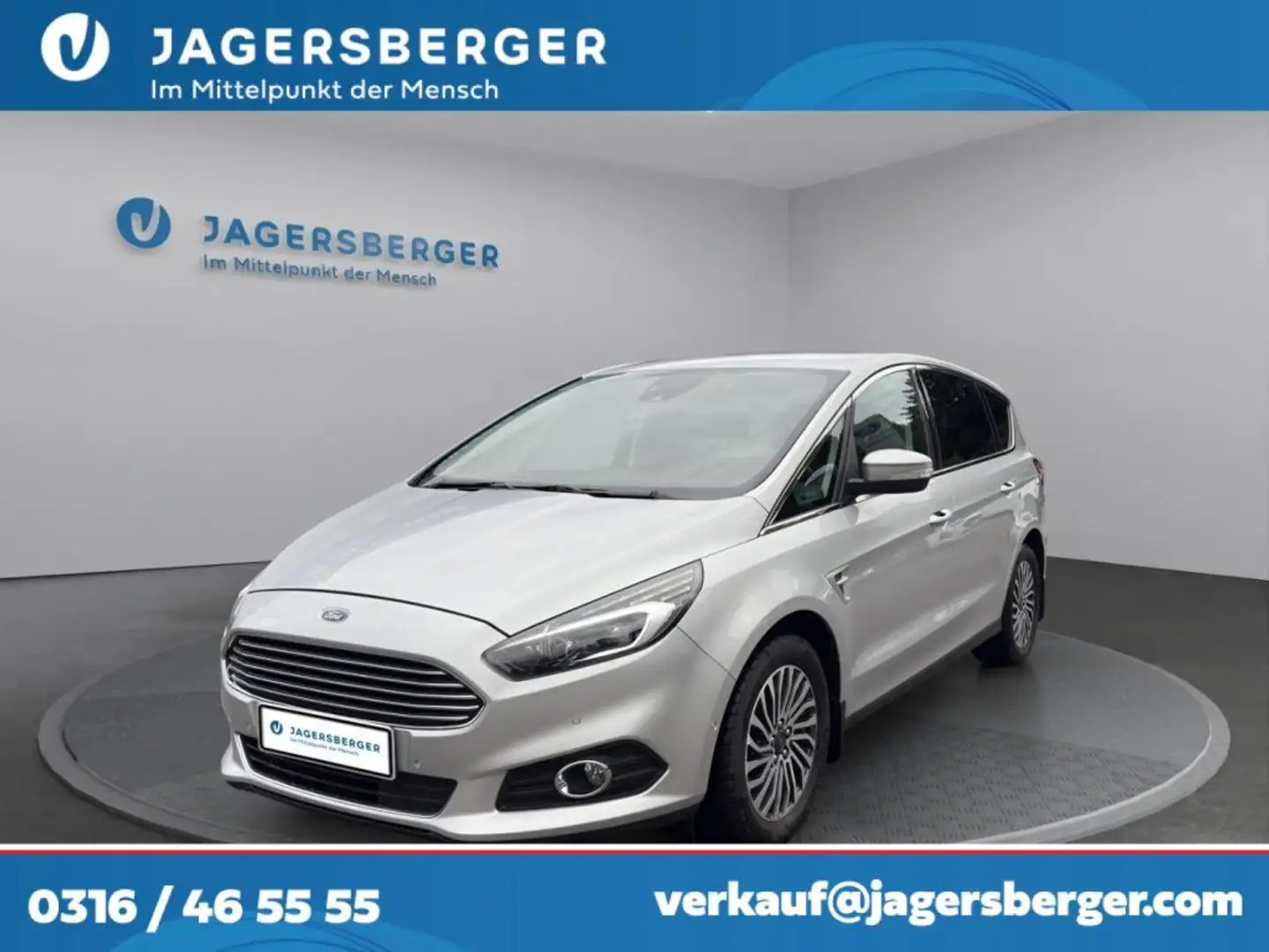 Ford S-Max Titanium 2.0 EcoBlue SCR Silber - 1