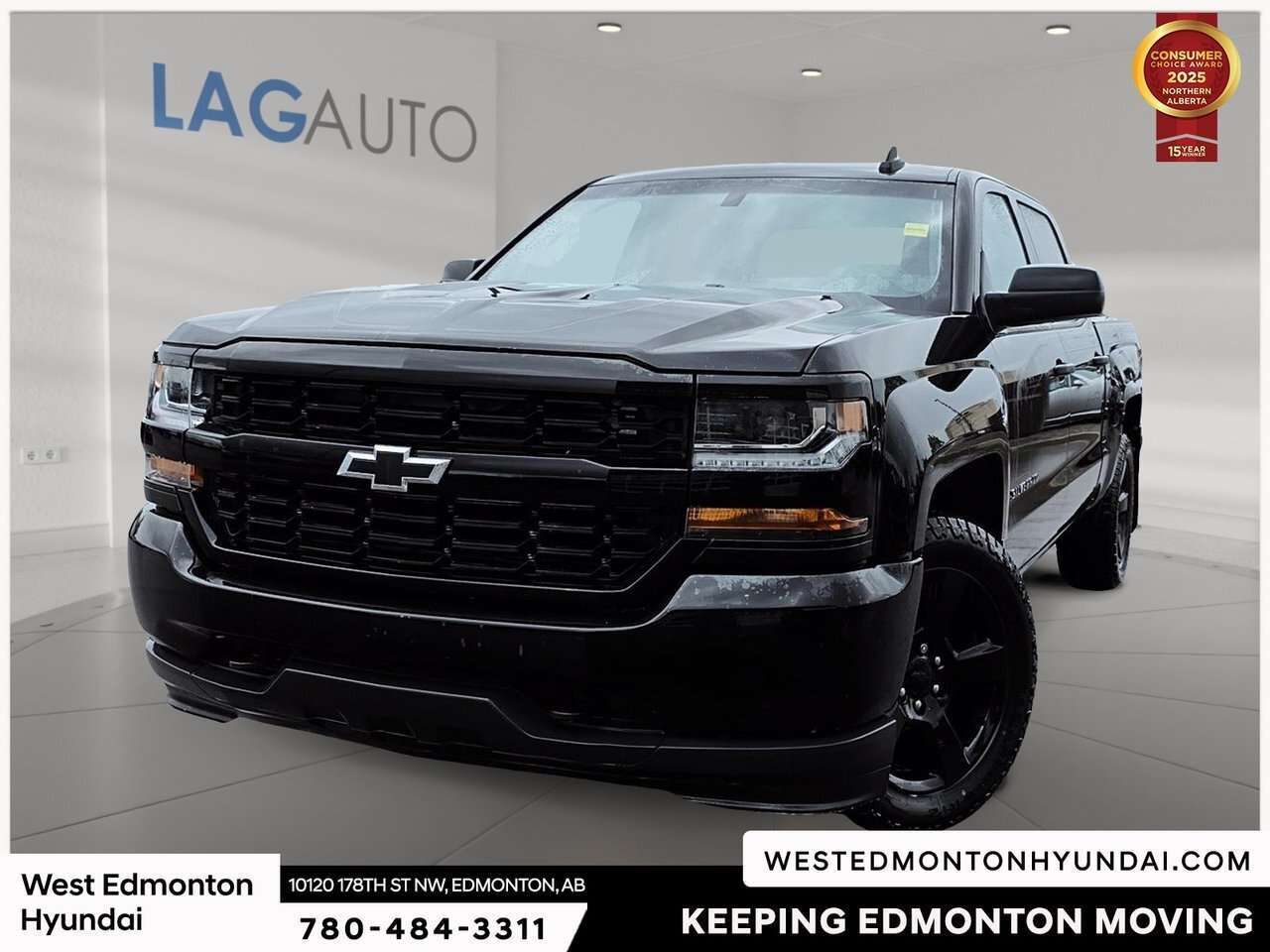 2018 Chevrolet Silverado 1500 CREW/CUSTOM/POWERGROUP/AC
