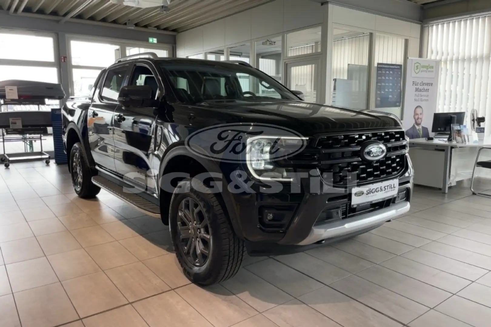 Ford Ranger Wildtrak 2.0 DoKa AWD AHK*NAV*iACC*360*B&O Negro - 2