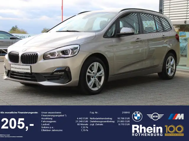 Bmw 218 218d xDrive Gran Tourer Advantage Navi LED Cam