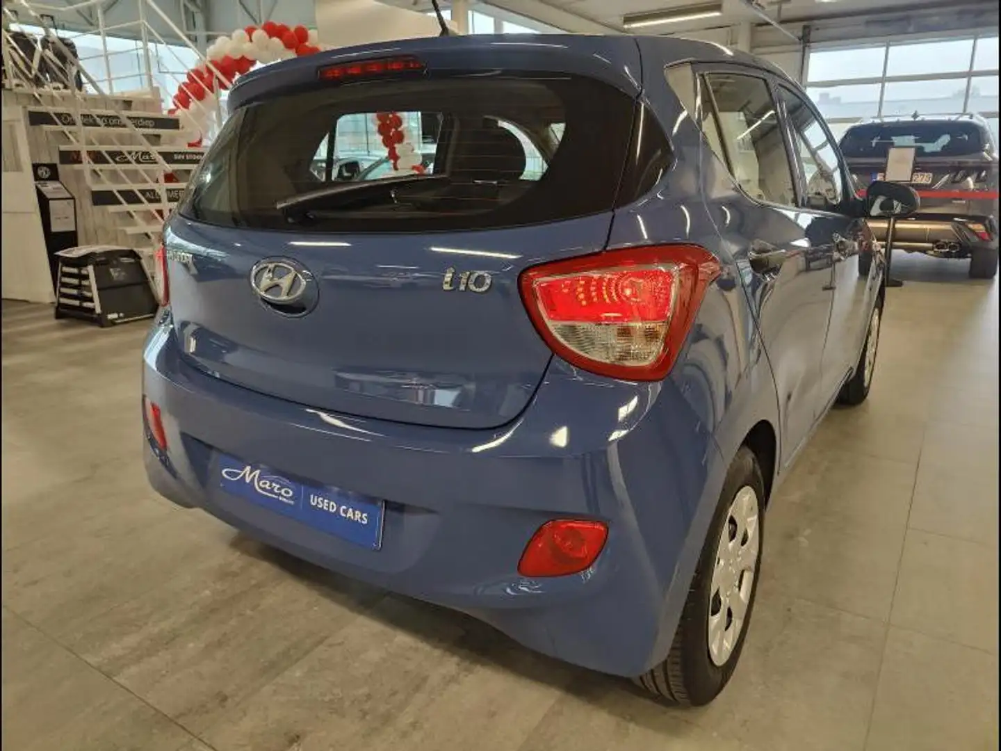 Hyundai i10 1.0i Fun | airco, radio,... | Bleu - 2