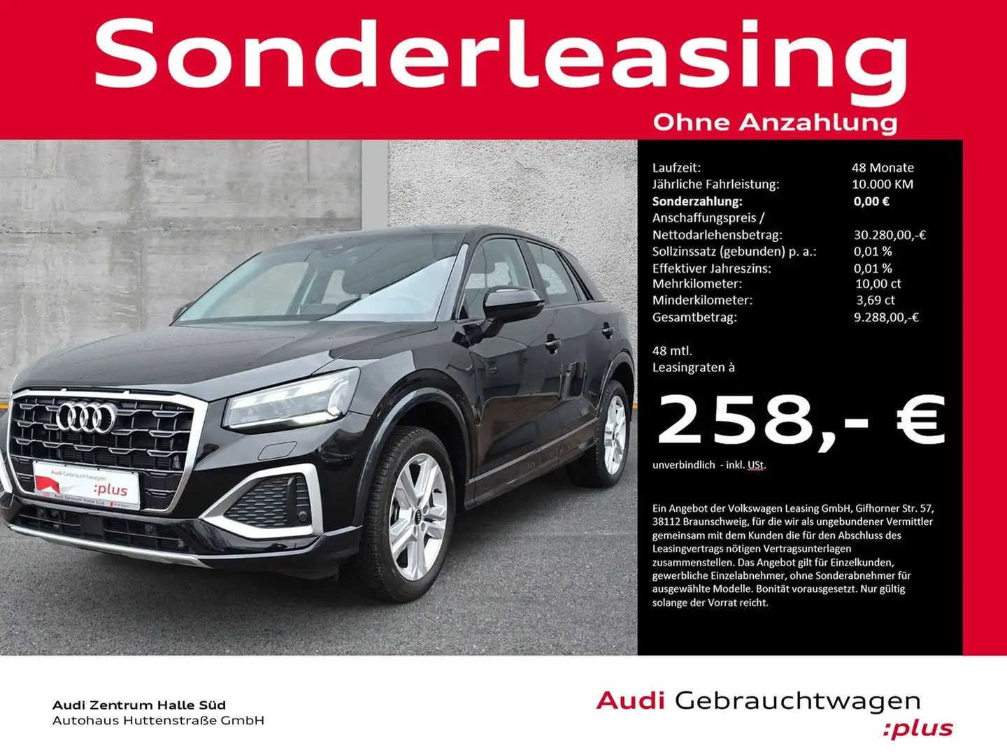 Audi Q2 35 TFSI advanced MATRIX VIRTUAL eKLAPPE AHK Schwarz - 1