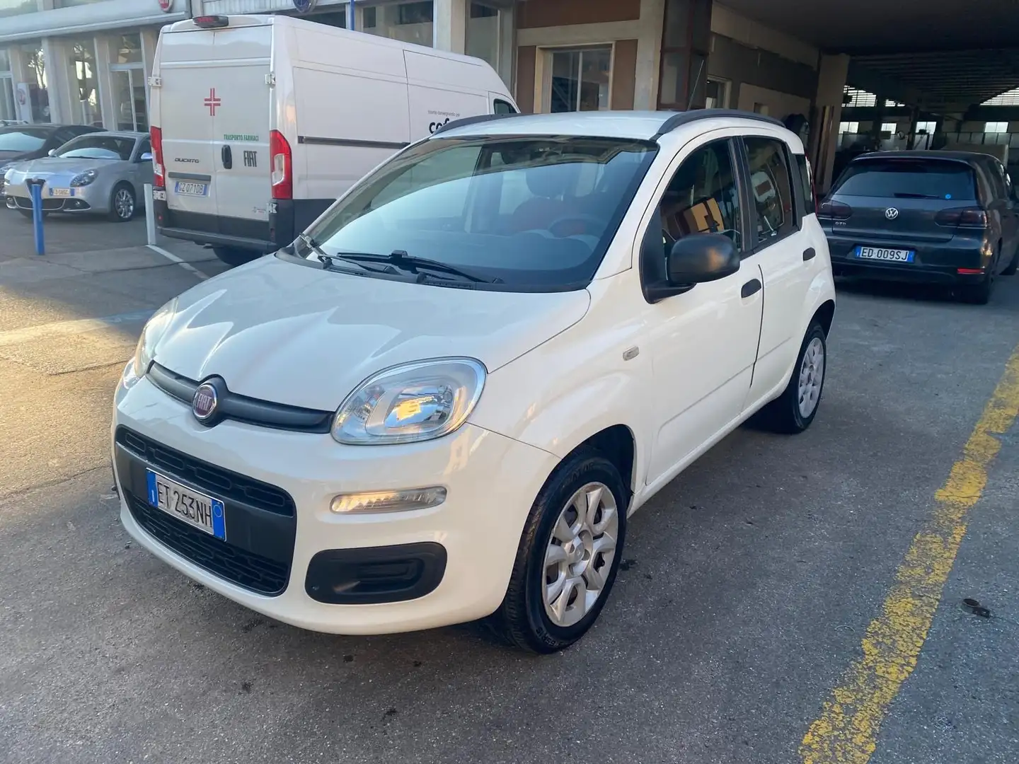 Fiat Panda Panda 0.9 t.air t. natural power Easy 80cv Blanc - 1