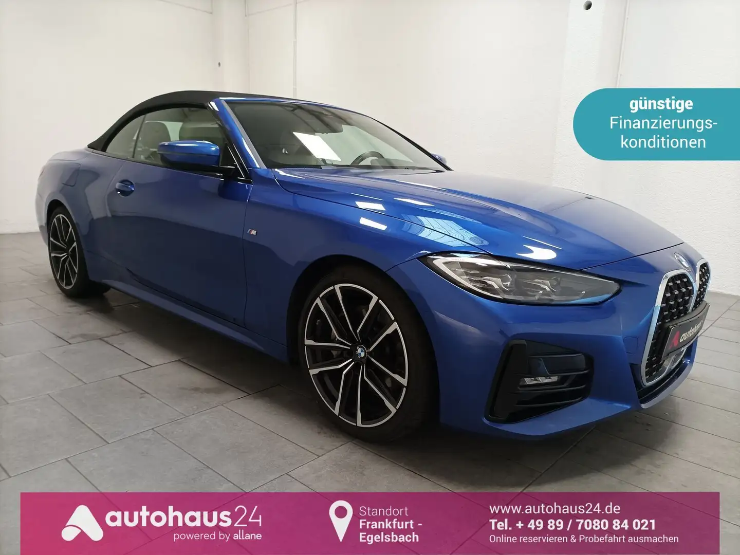 BMW 430 4er - 430 i M Sport Navi|CAM|Sitzhzg.|LED| Bleu - 1