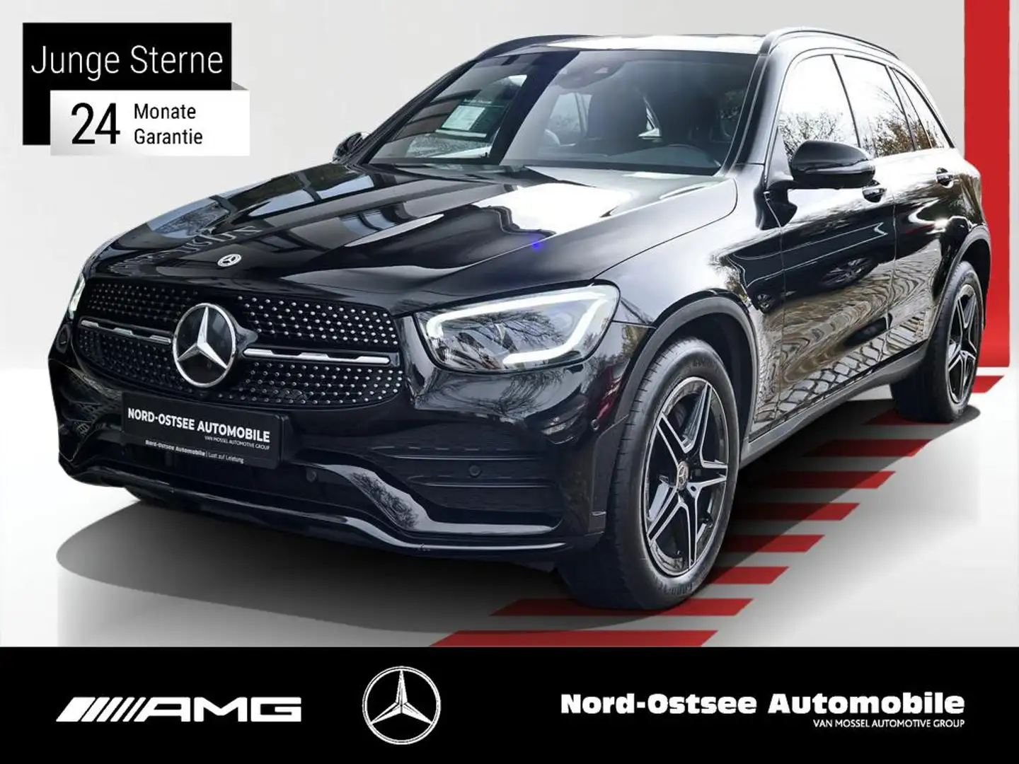 Mercedes-Benz GLC 220 d 4M AMG  NIGHT AHK PANO PARKPAKET 360° Nero - 1