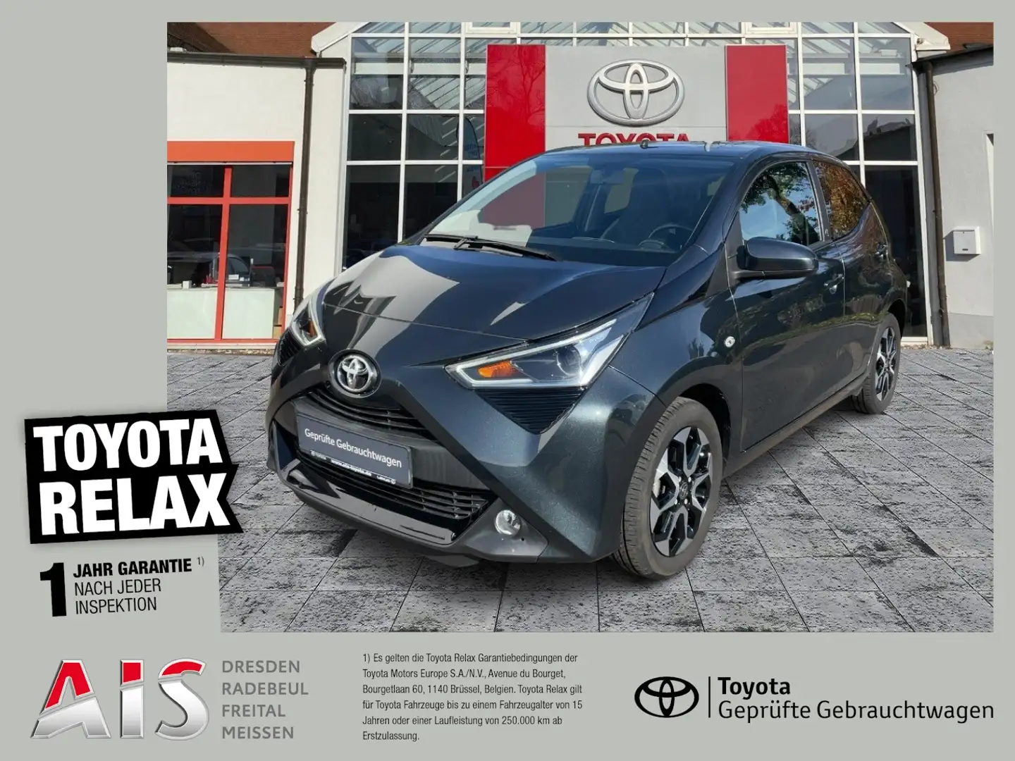 Toyota Aygo 1.0  x-play Team D Kamera Grijs - 1