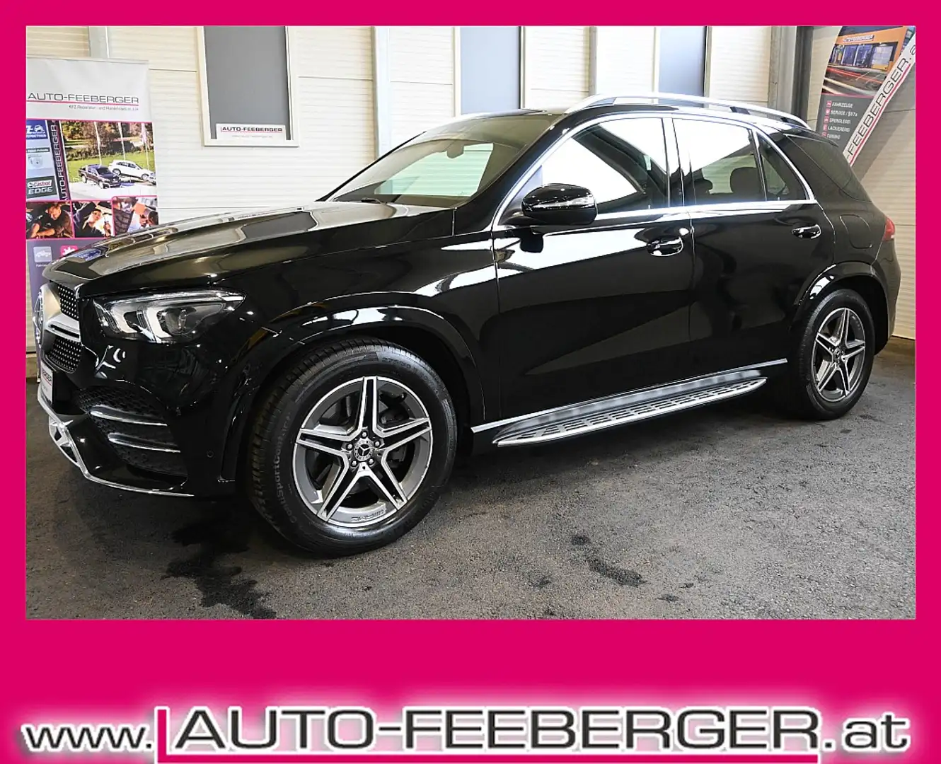 Mercedes-Benz GLE 350 de PHEV 4Matic Aut. AMG,AHK,360-View,Burmeister... Zwart - 1