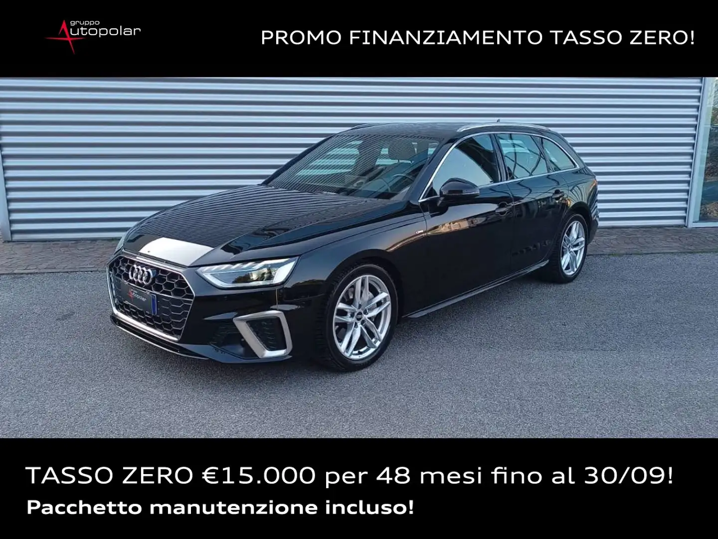 Audi A4 AVANT 40 TDI  MHEV QUATTRO S-TRONIC S LINE Nero - 1