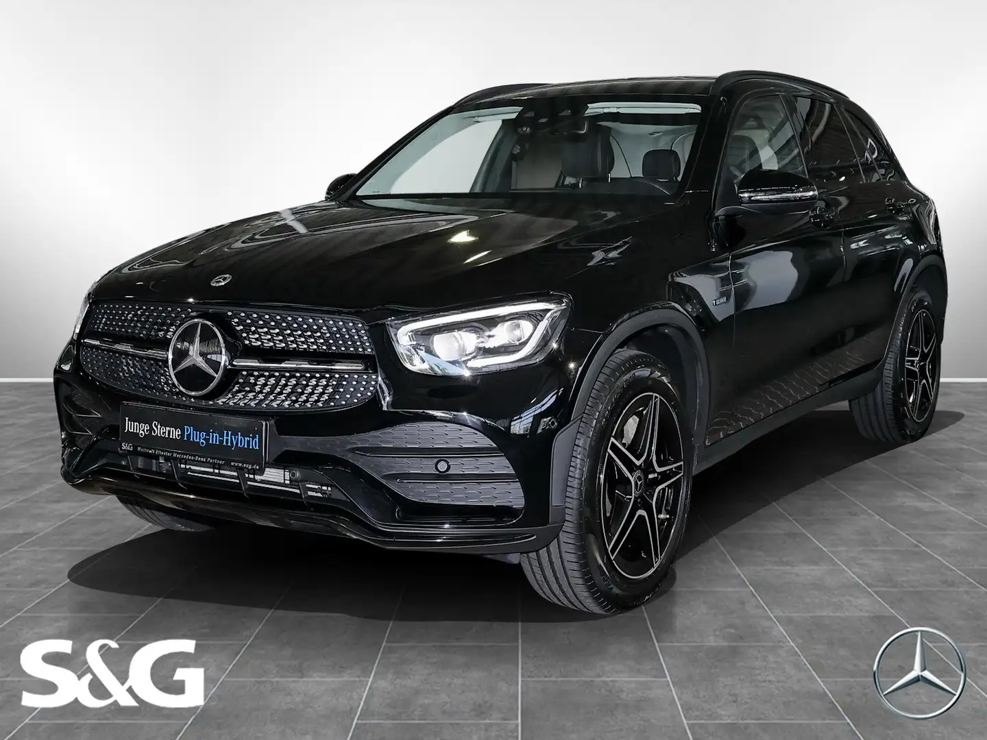 Mercedes-Benz GLC 300 e 4M AMG Chrom+Business+Distro+RüKam+LED Nero - 1