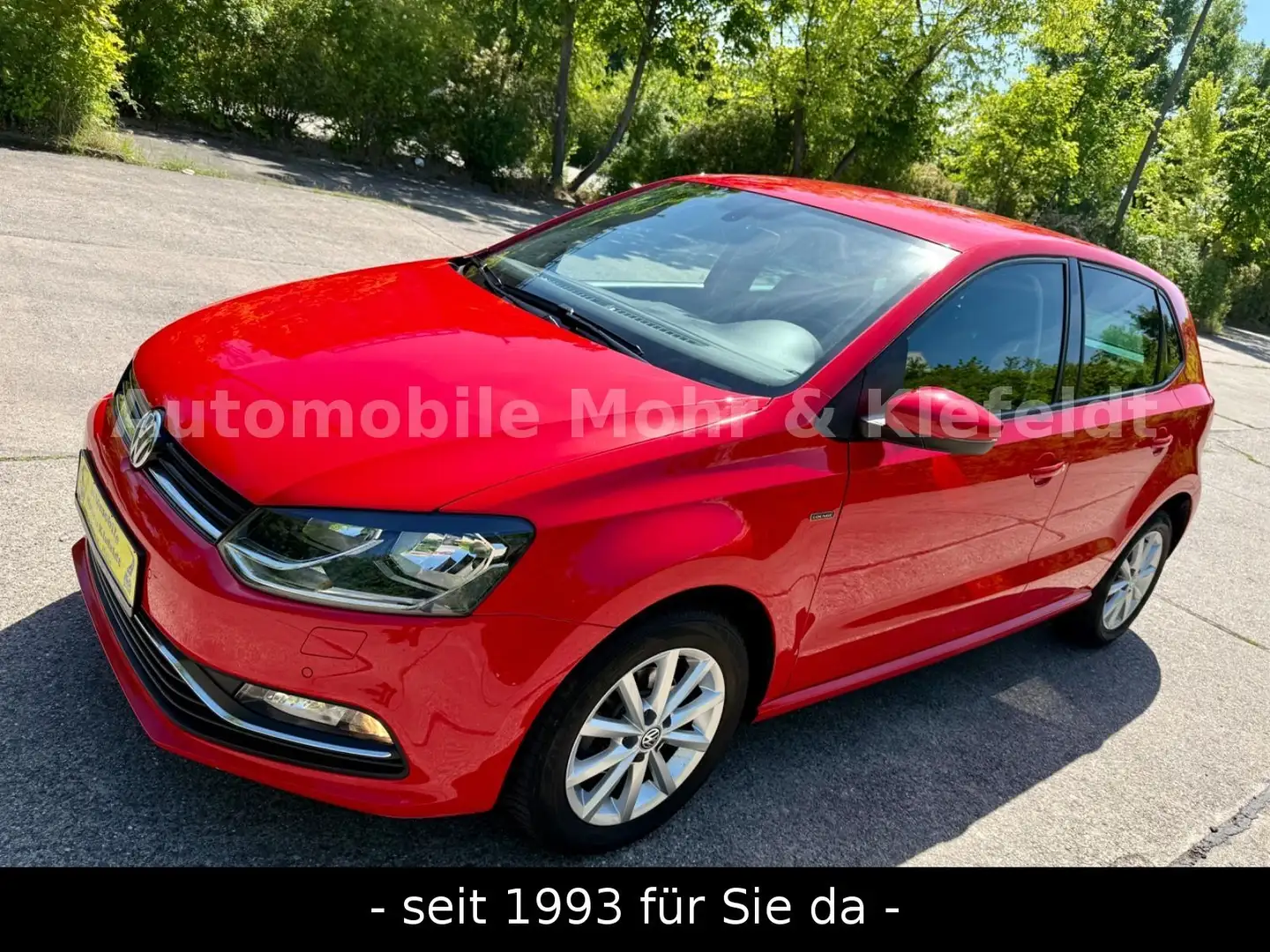 Volkswagen Polo V Lounge*PDC*Sitzh.*Alufelgen Rot - 2