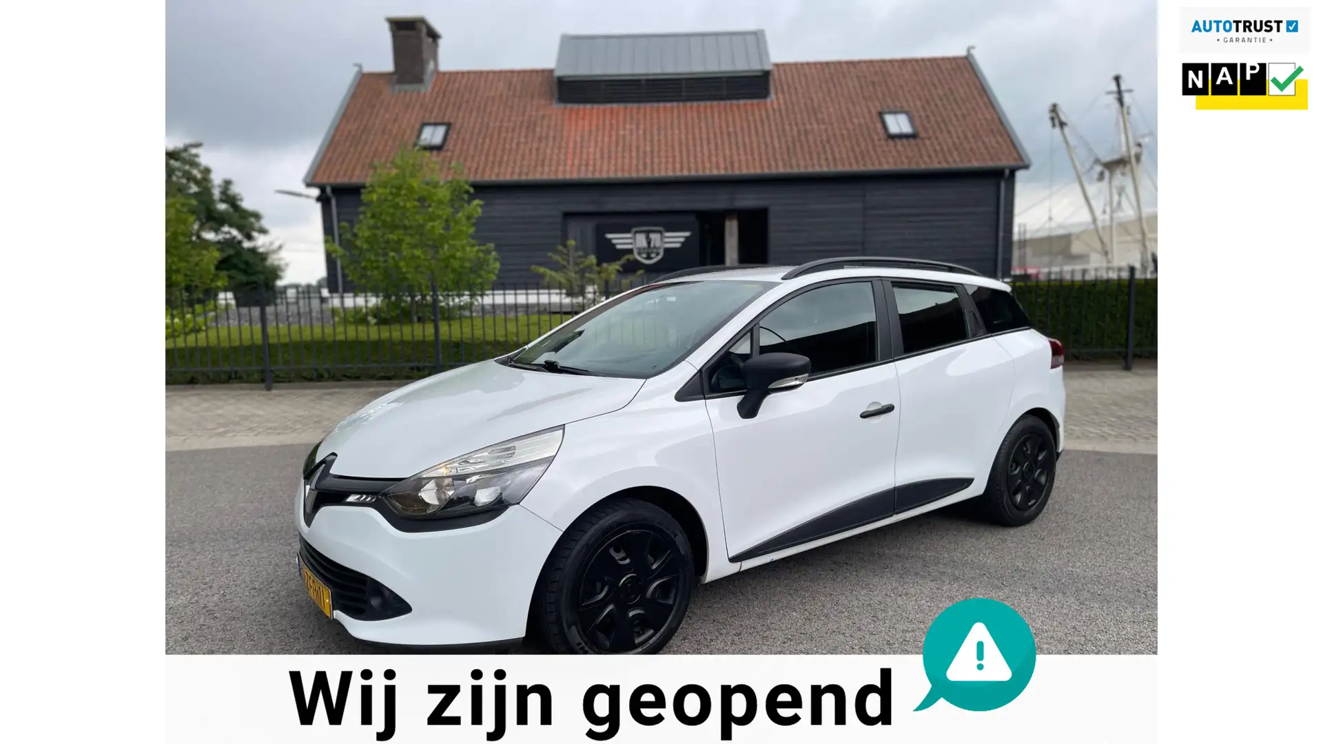 Renault Clio Estate 0.9 TCe AIRCO CR-CONTR TREKHAAK Weiß - 1