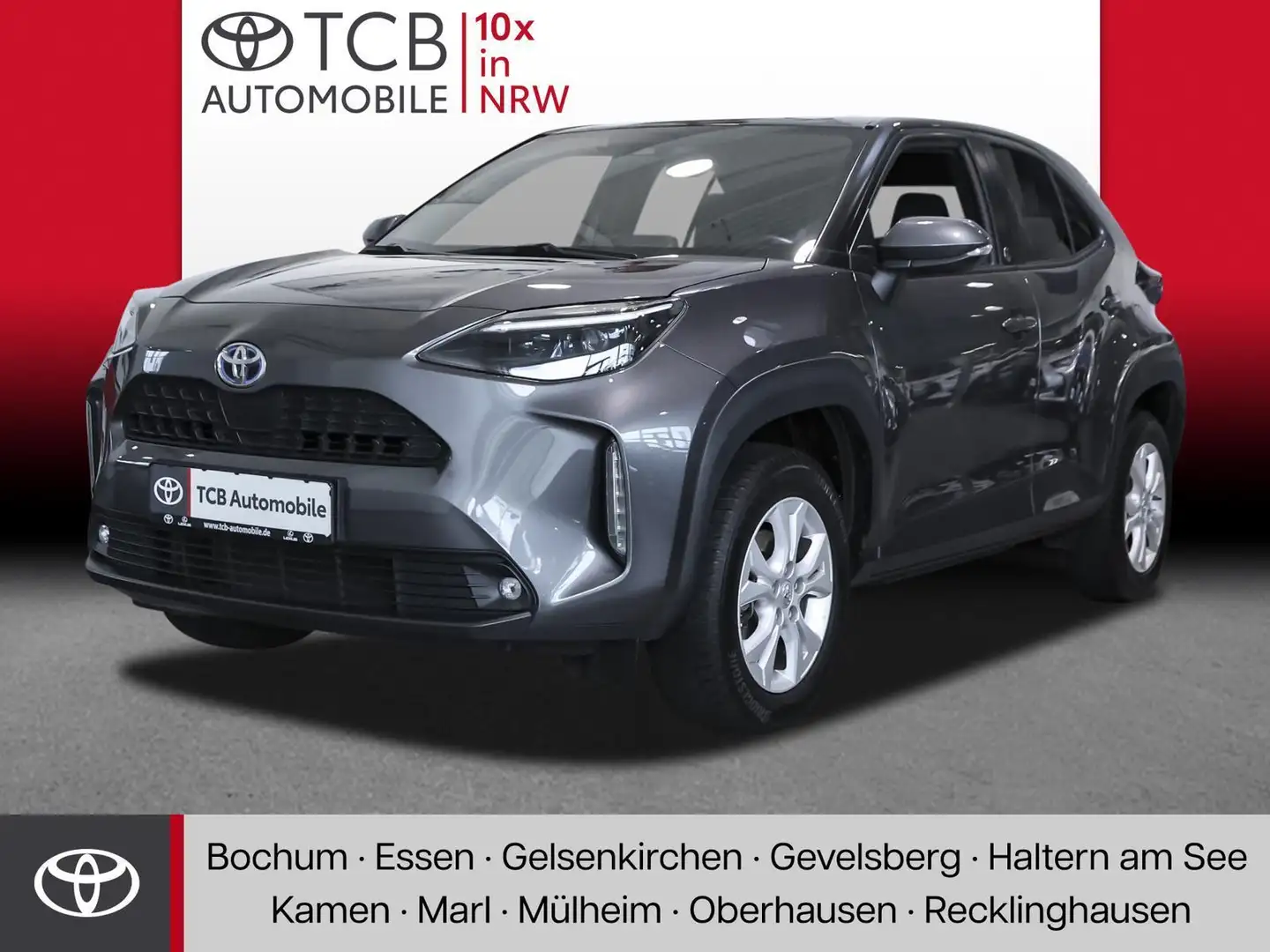 Toyota Yaris Cross 1.5 Hybrid Team D ACC KLIMA Carplay Grau - 1