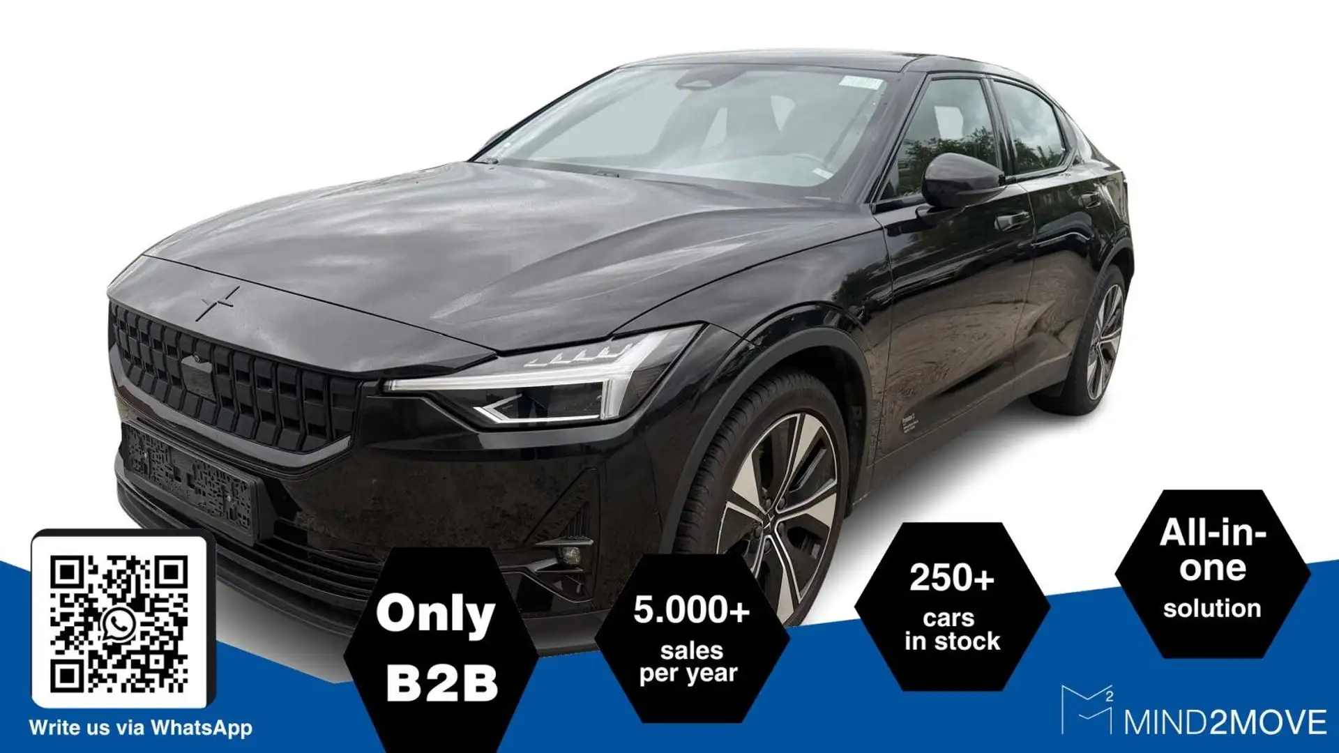 Polestar 2 Polestar2 Long Range Single Motor Elektro 78kWh Noir - 2