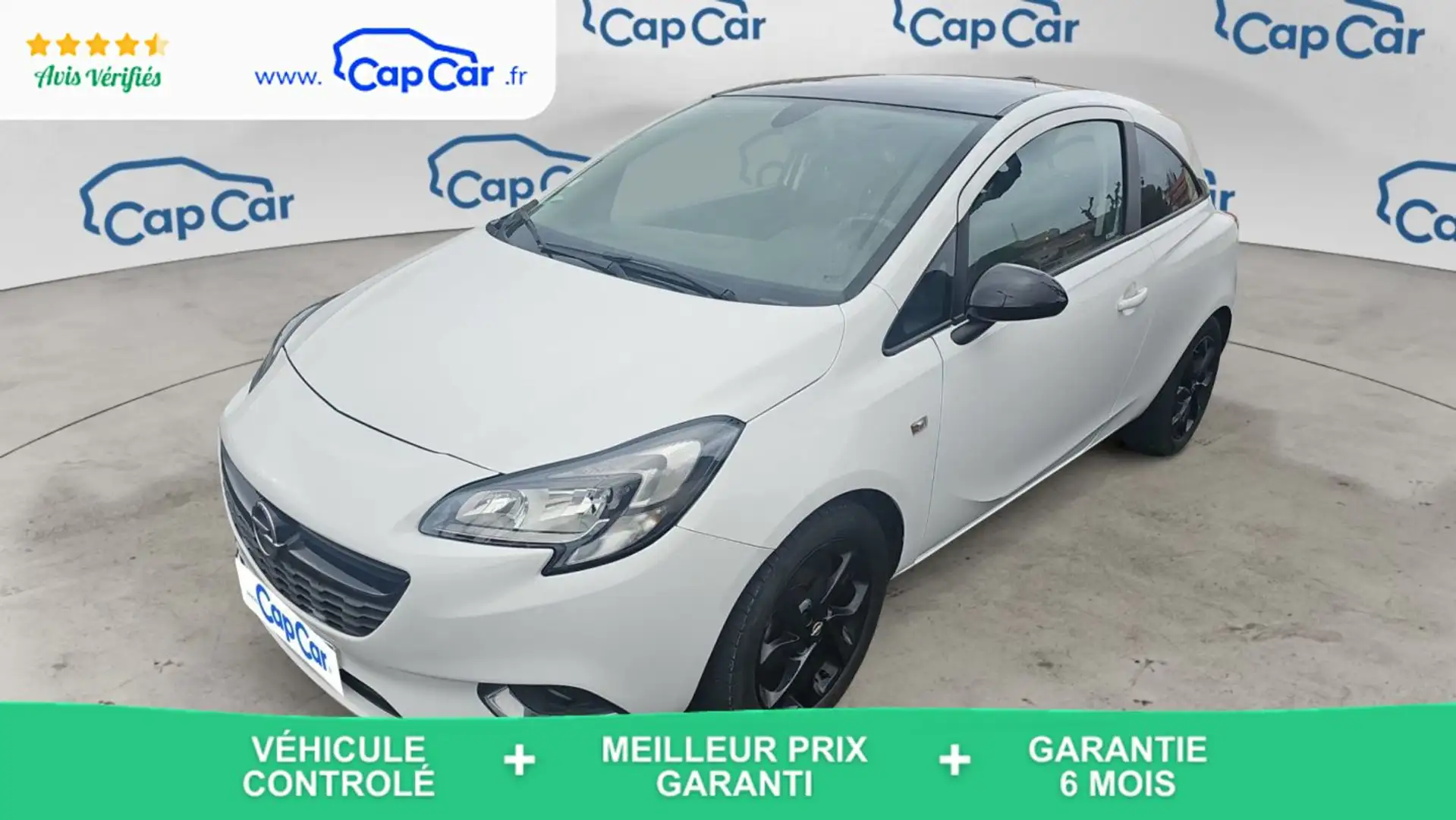Opel Corsa 1.4 90 Edition Blanc - 1