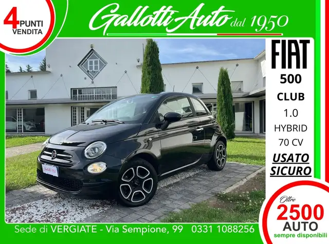 Fiat 500 1.0 hybrid Club 70cv - SENZA VINCOLI DI FINANZIAM