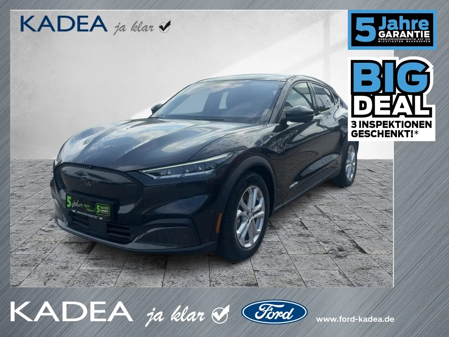 Ford Mustang Mach-E Base RWD PANORAMA*ACC*LED*LEDER Grigio - 1