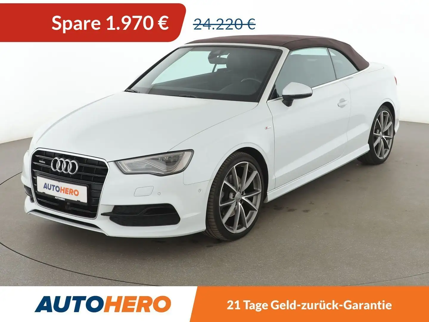 Audi A3 1.8 TFSI quattro S line Aut*LED*AHK*ACC*NAVI*DAB* Blanc - 1