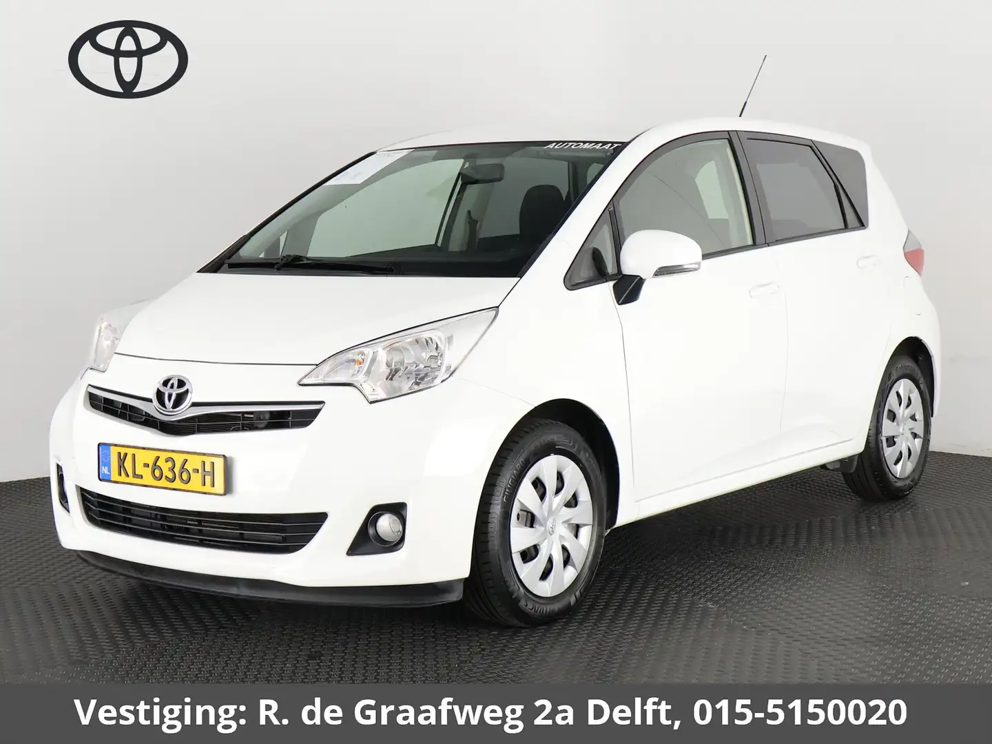 Toyota Verso-S 1.3 VVT-i Aspration Automaat | Dealer onderhouden Wit - 1