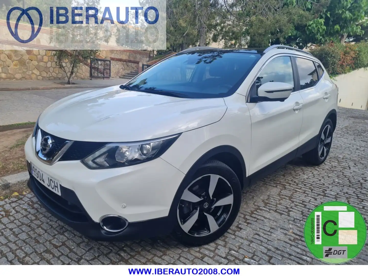 Nissan Qashqai 1.6 DIG-T N-Connecta 4x2 Blanc - 1