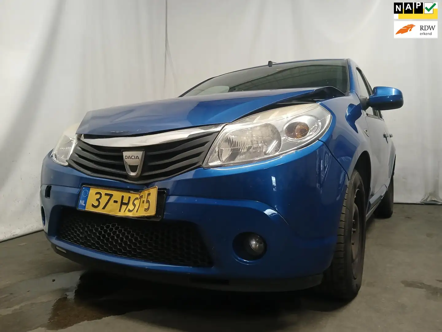 Dacia Sandero 1.4 Lauréate - Airco - Schade Blauw - 1