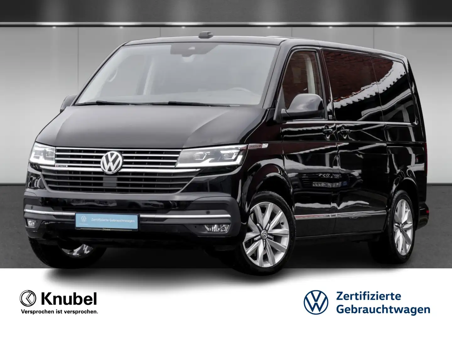 Volkswagen T6 Multivan 6.1 Gen. SIX 2.0 TDI DSG 4M AHK LED ACC RearView Schwarz - 1