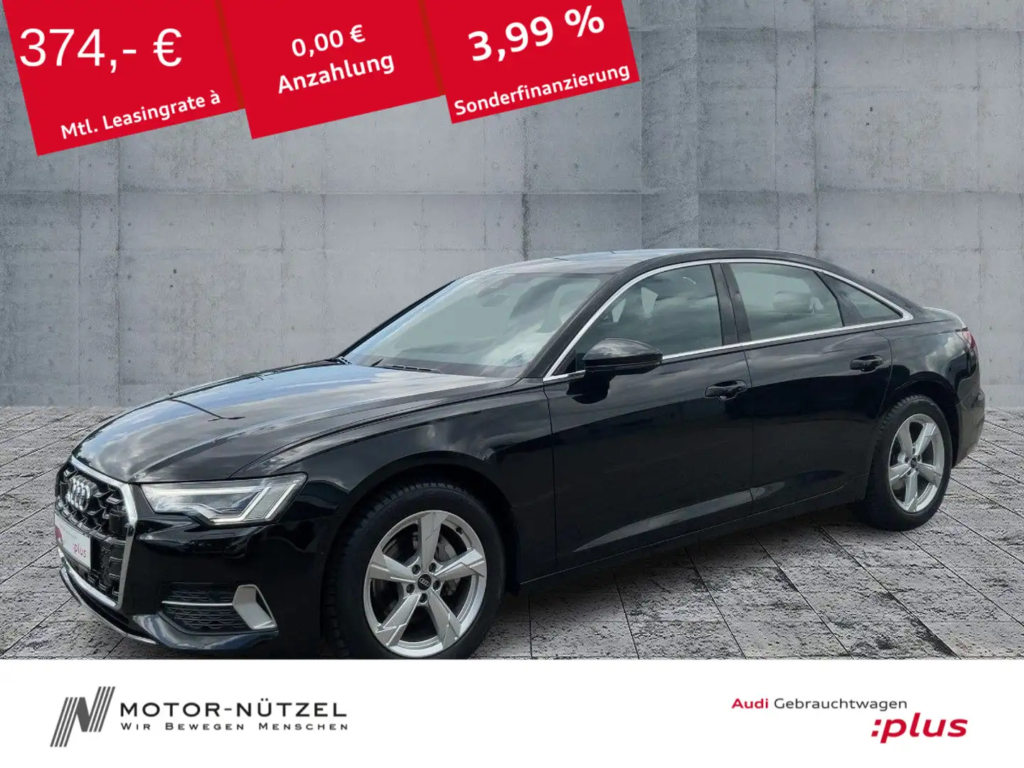 Audi A6 40 TDI QU ADVANCED MATRIX+NAVI+ACC Schwarz - 1