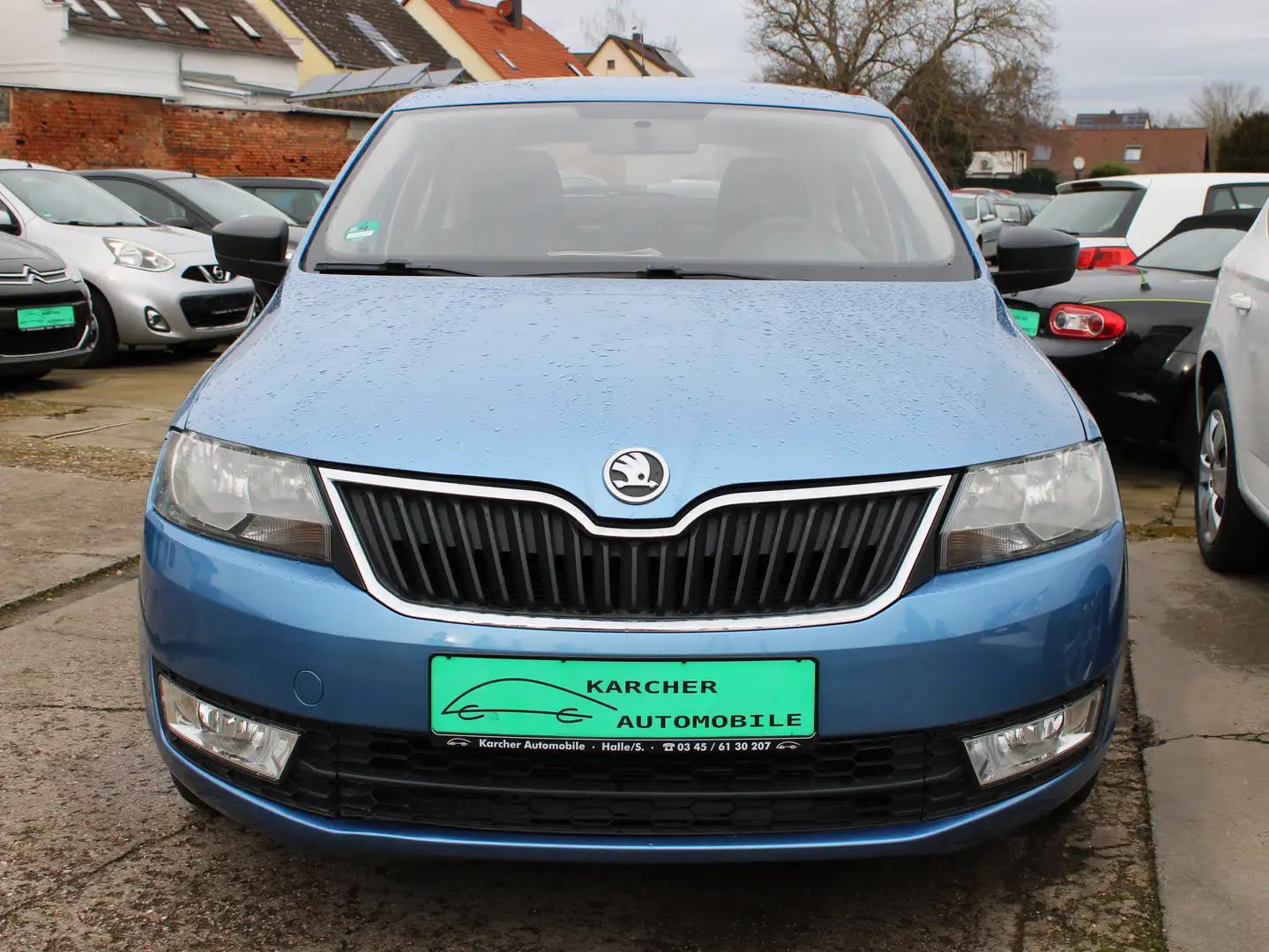 Skoda Rapid/Spaceback Active*Klima*Allwetterreifen*HU/AU NEU*AHK* Blau - 2
