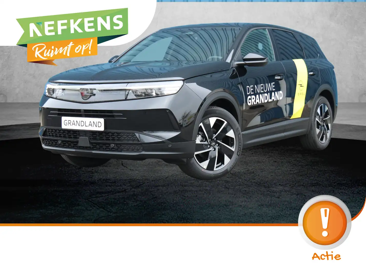 Opel Grandland 1.2 Turbo Hybrid GS | incl. € 4.000,- Korting en 8 Zwart - 1