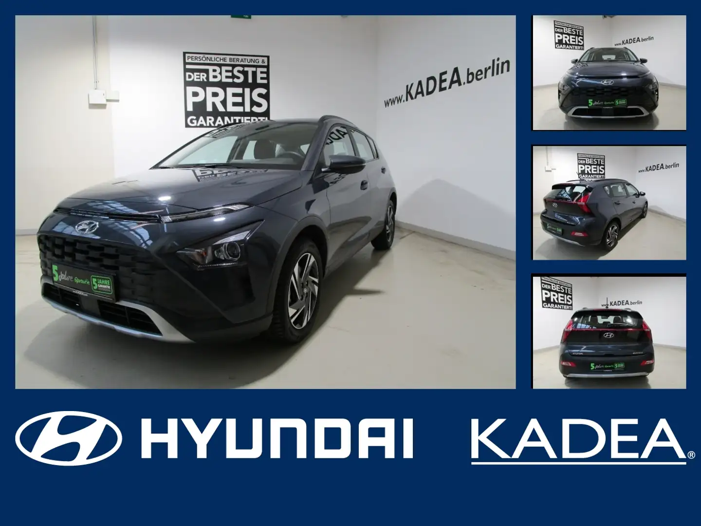 Hyundai BAYON 1.0 Lenk+Sitzheizung,PDC,Klima,Garantie Grau - 1