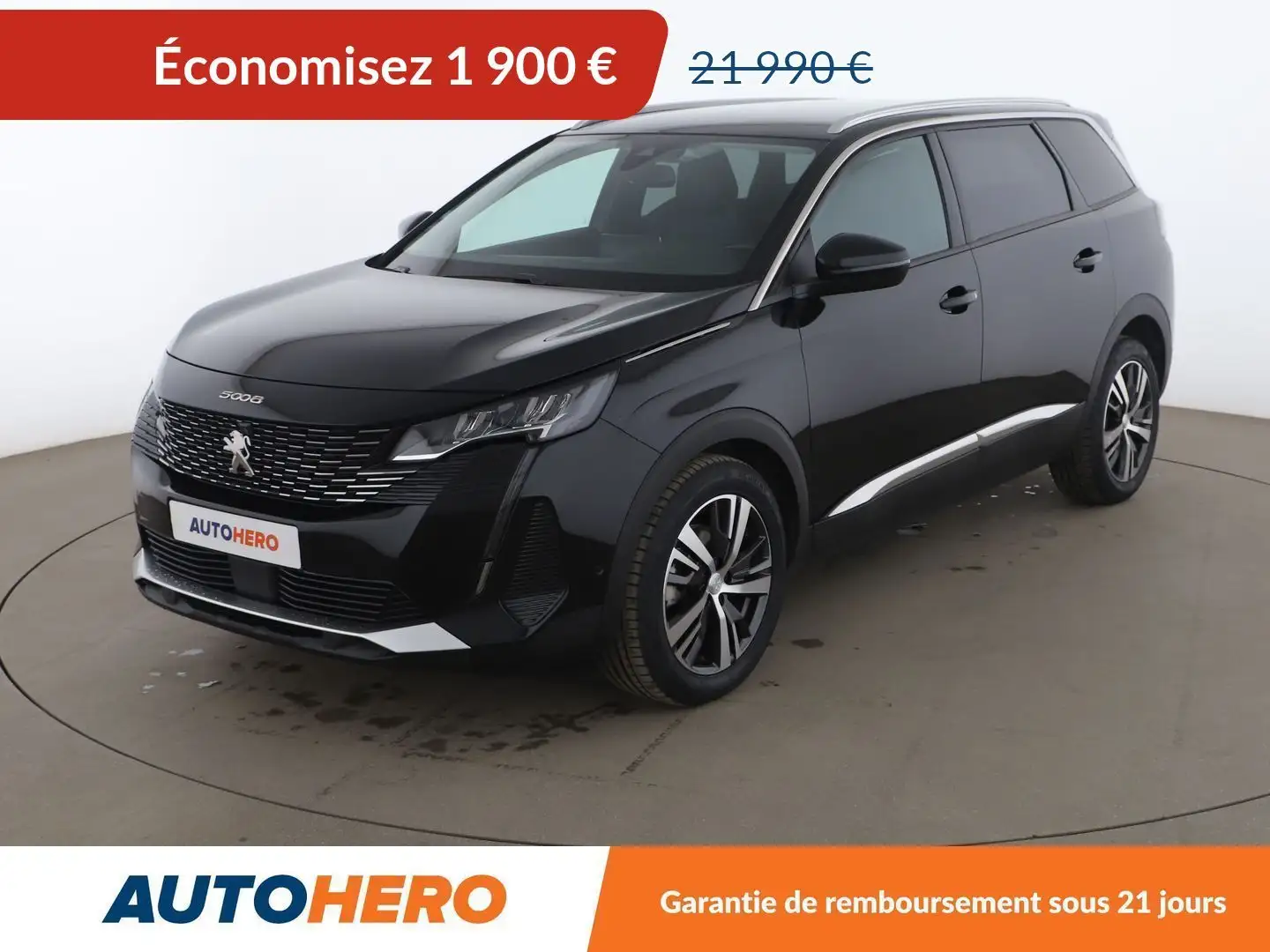 Peugeot 5008 1.2 PureTech Allure Pack EAT8 Noir - 1