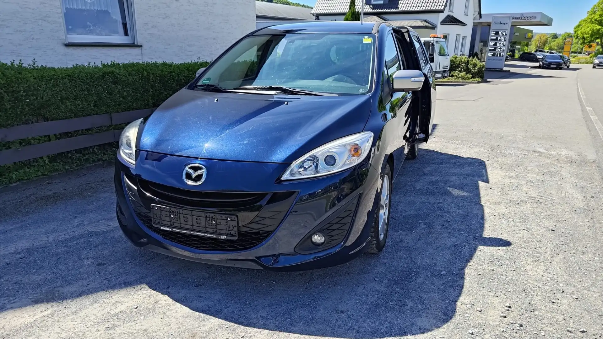 Mazda 5 Sendo 1.6TD 7SITZER AHK+ZAHNRIEMEN+ALLWETTR+SH+USB Blau - 1