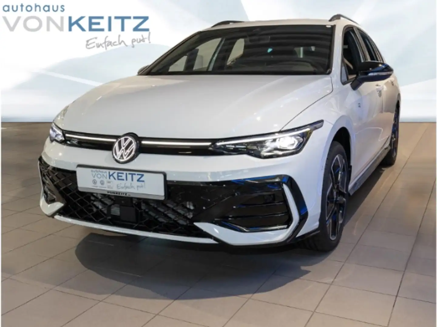 Volkswagen Golf VIII VARIANT1.5 eTSI 110 kW R-LINE +CARPLAY Sportp Wit - 1