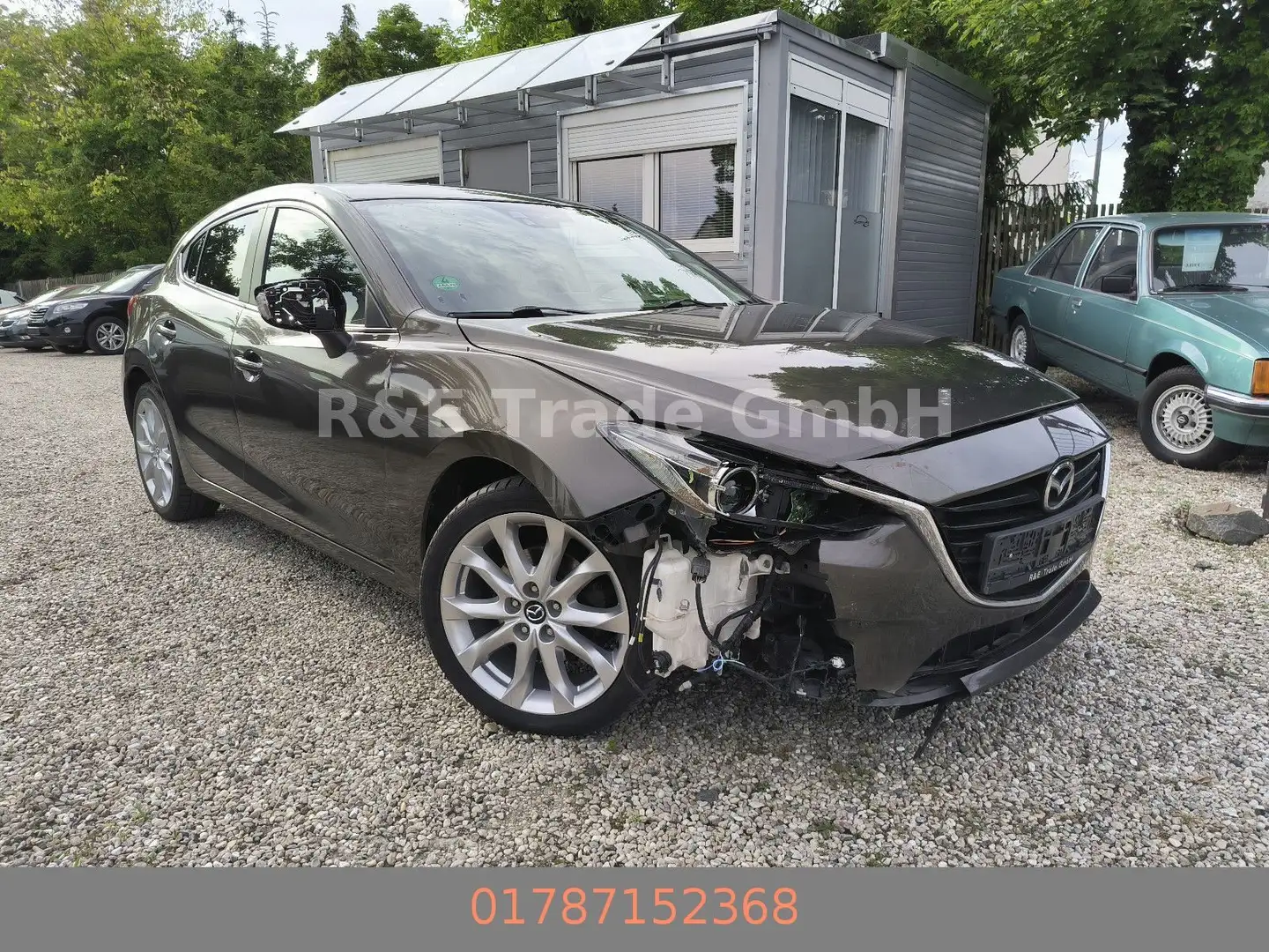 Mazda 3 Sports-Line Automatik Xenon Navi Keyless Go Gris - 2