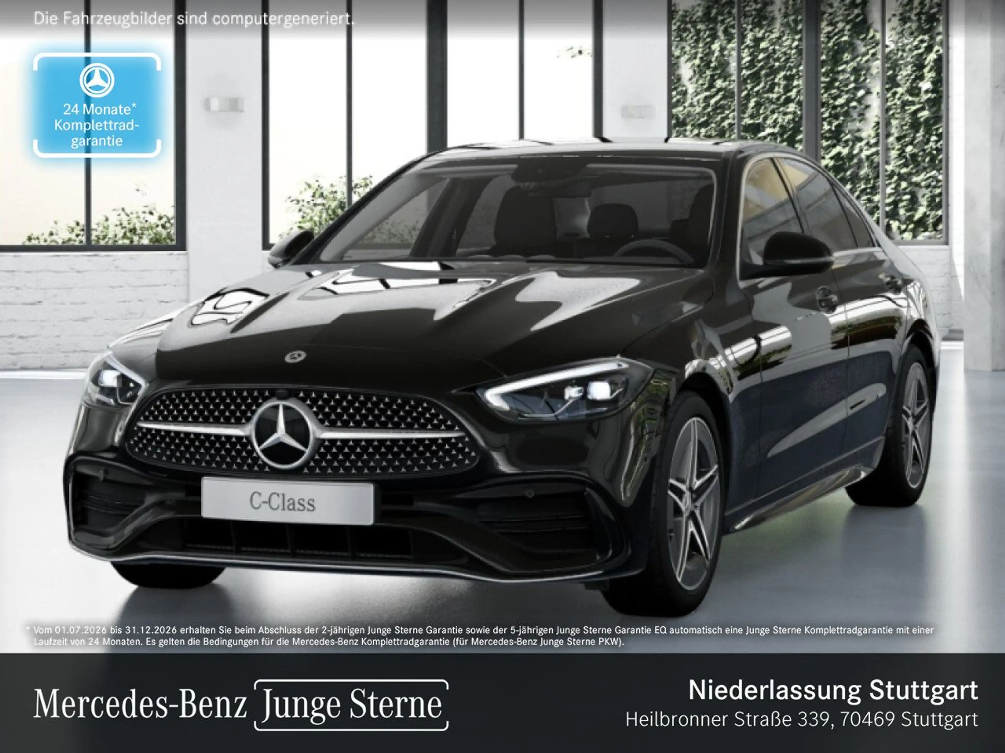 Mercedes-Benz C 300 d 4M AMG+LED+BURMESTER+KAMERA+TOTW+KEYLESS