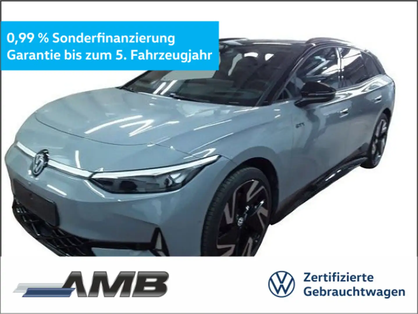 Volkswagen ID.7 Tourer GTX 86kWh/AHK/Matrix/Wärmepumpe/02.3 Grau - 1