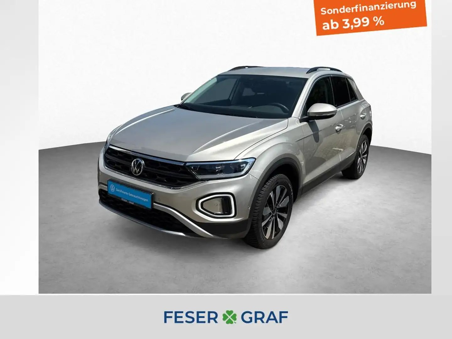 Volkswagen T-Roc MOVE 1.5l TSI 7-DSG KAMERA NAVI Silber - 1
