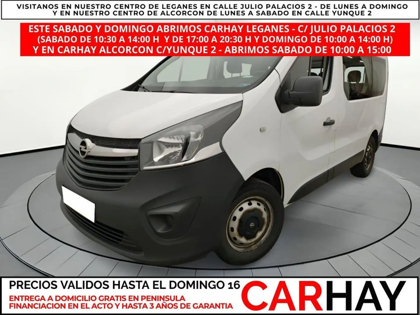 Opel Vivaro 2700 COMBI SWB DSL 1.6 CDTI 121 L1H1 9PL Blanc - 1