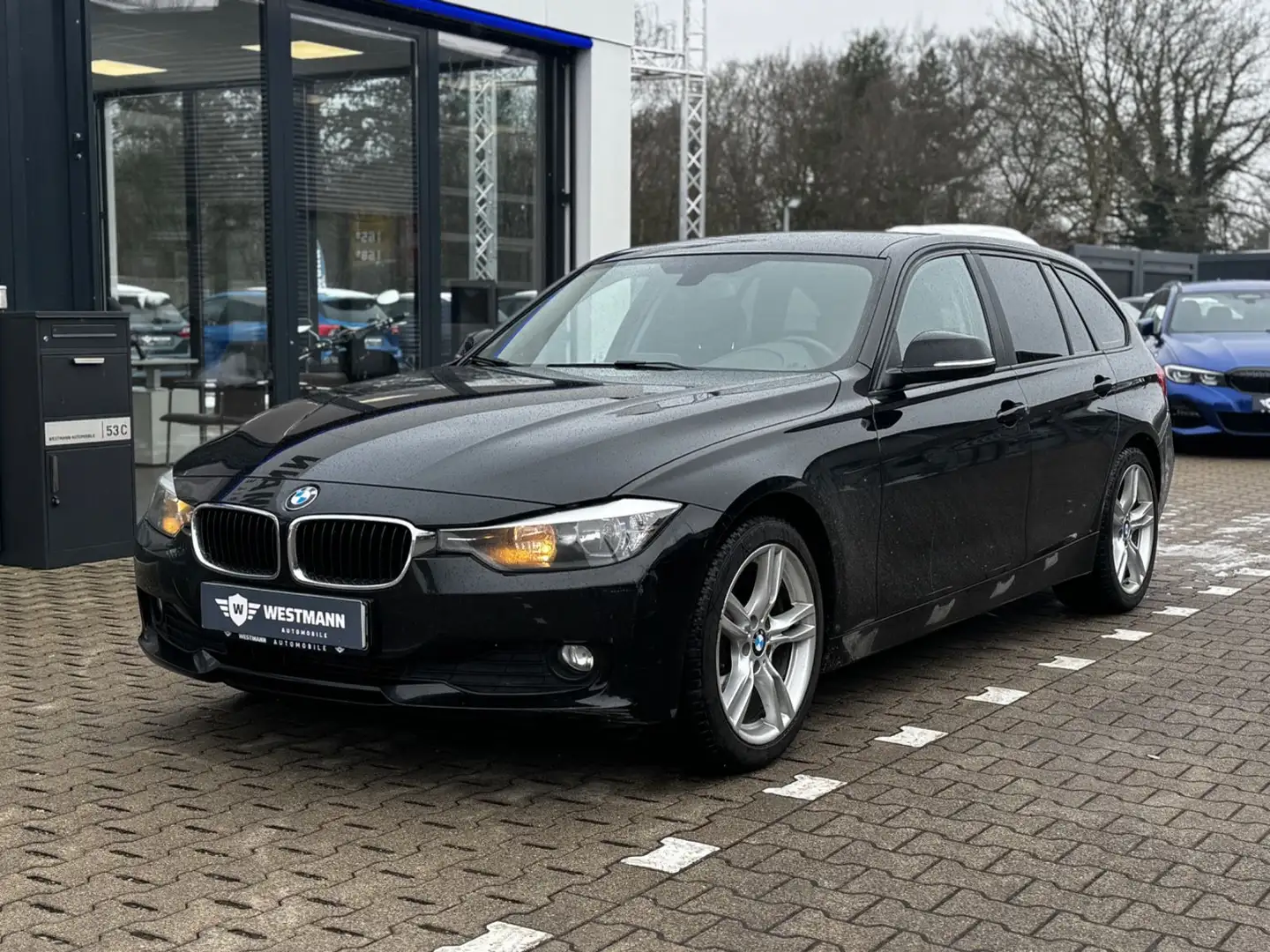 BMW 318 3 Touring 318 d/KLIMA/NAVI/6-GANG SCHALTER P Negro - 1
