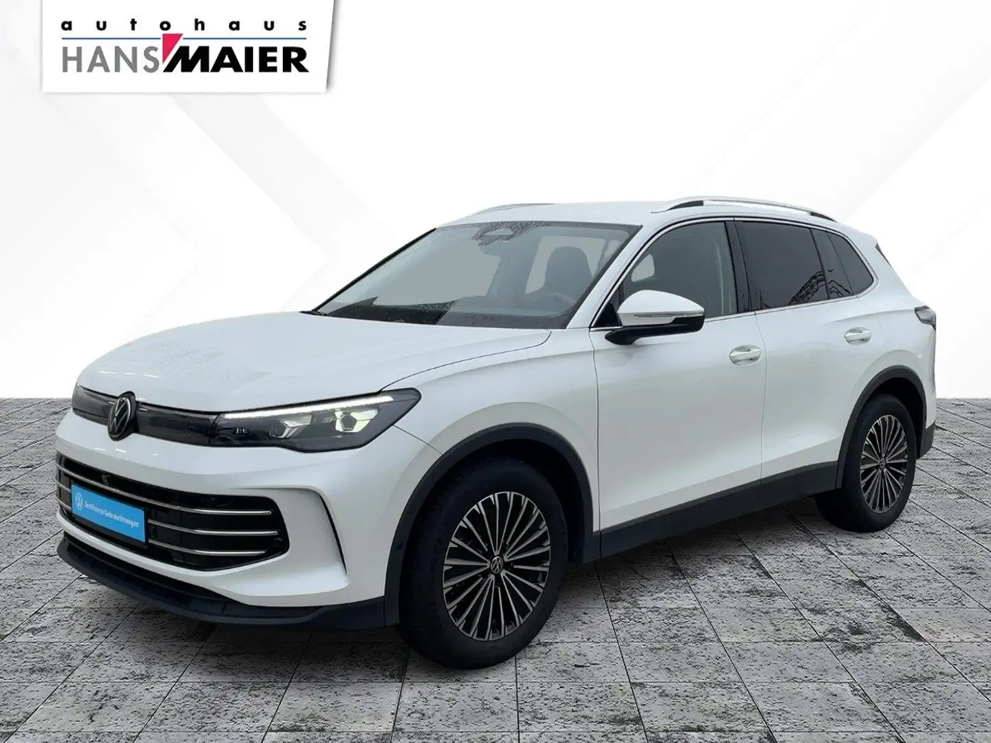 Volkswagen Tiguan eTSI Elegance DSG Nav AHK GJR LED ACC Kam Weiß - 2