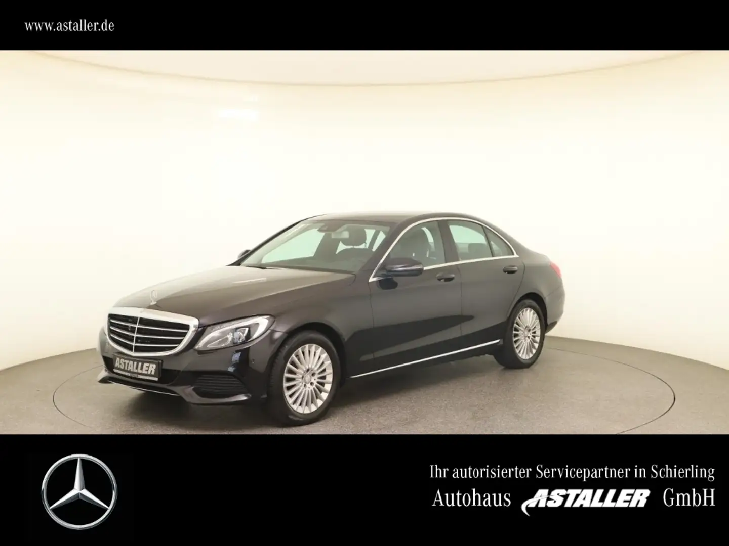 Mercedes-Benz C 180 Exclusive 2x LED+Nav+Totw+PTS+SHZ+Sitzkomf Schwarz - 1