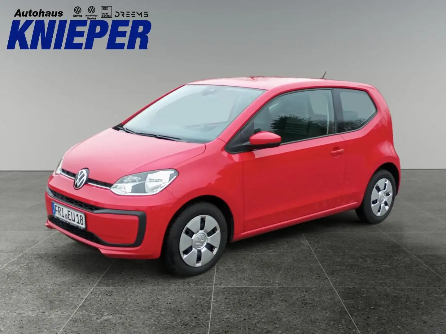 Volkswagen up! move up! 1.0 Rückfahrkamera + Klima Rot - 1