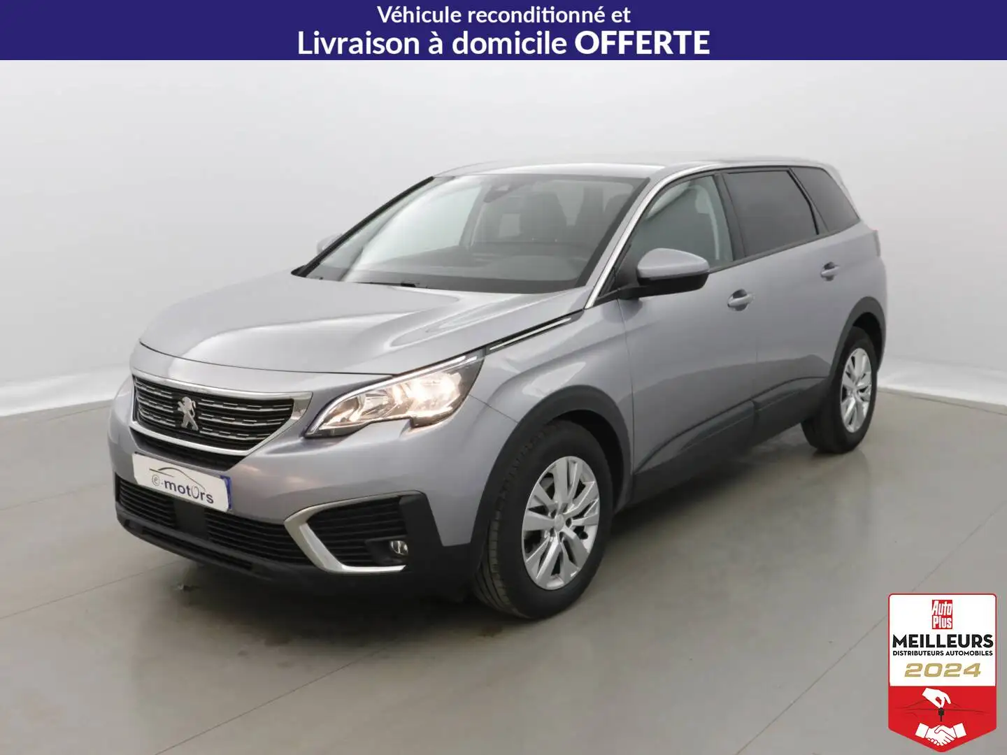 Peugeot 5008 PureTech 130 Active +PDC AR/AV Gris - 1